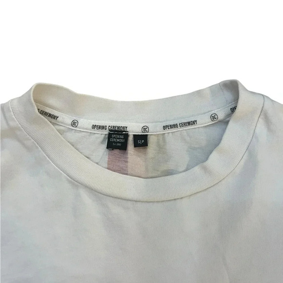 Opening Ceremony white cropped long sleeve size small - Picture 2 of 3